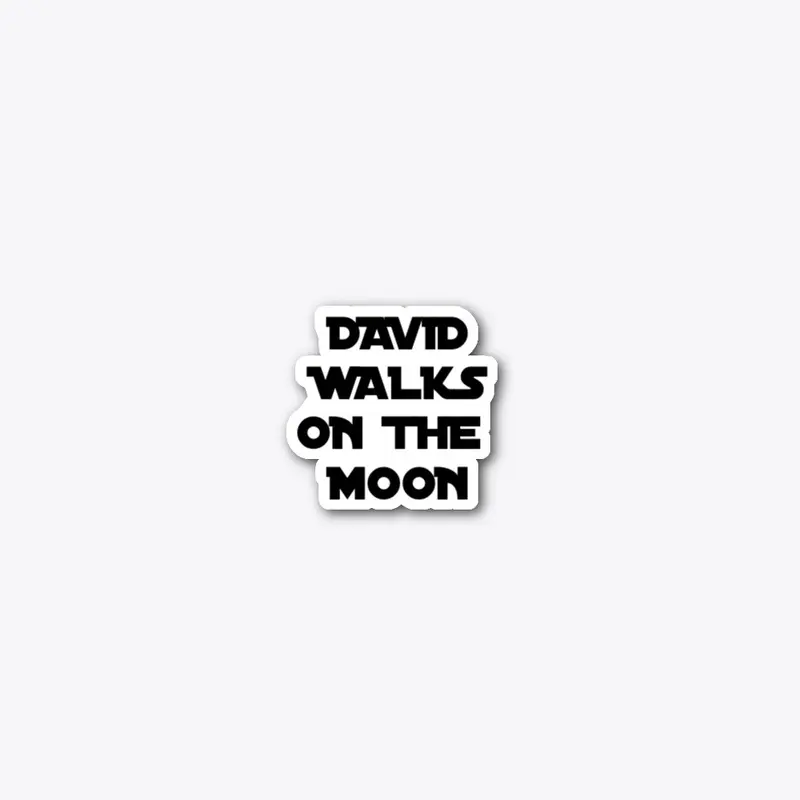 David Walks on the Moon